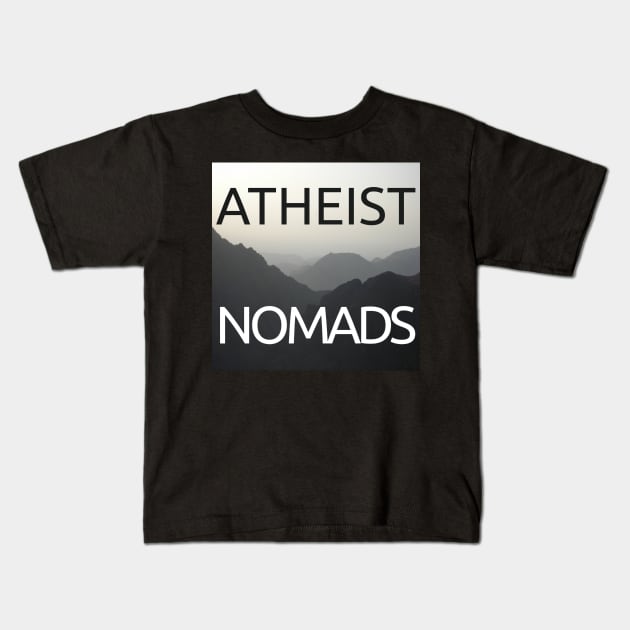 Atheist Nomads Logo Kids T-Shirt by Humanists Take on the World Podcast